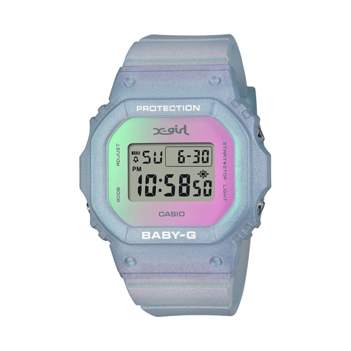 BABY-G  and X-girl collaboration Casual Women WATCH BGD-565XG-2DR